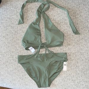 NWT Aerie Small Halter Bikini